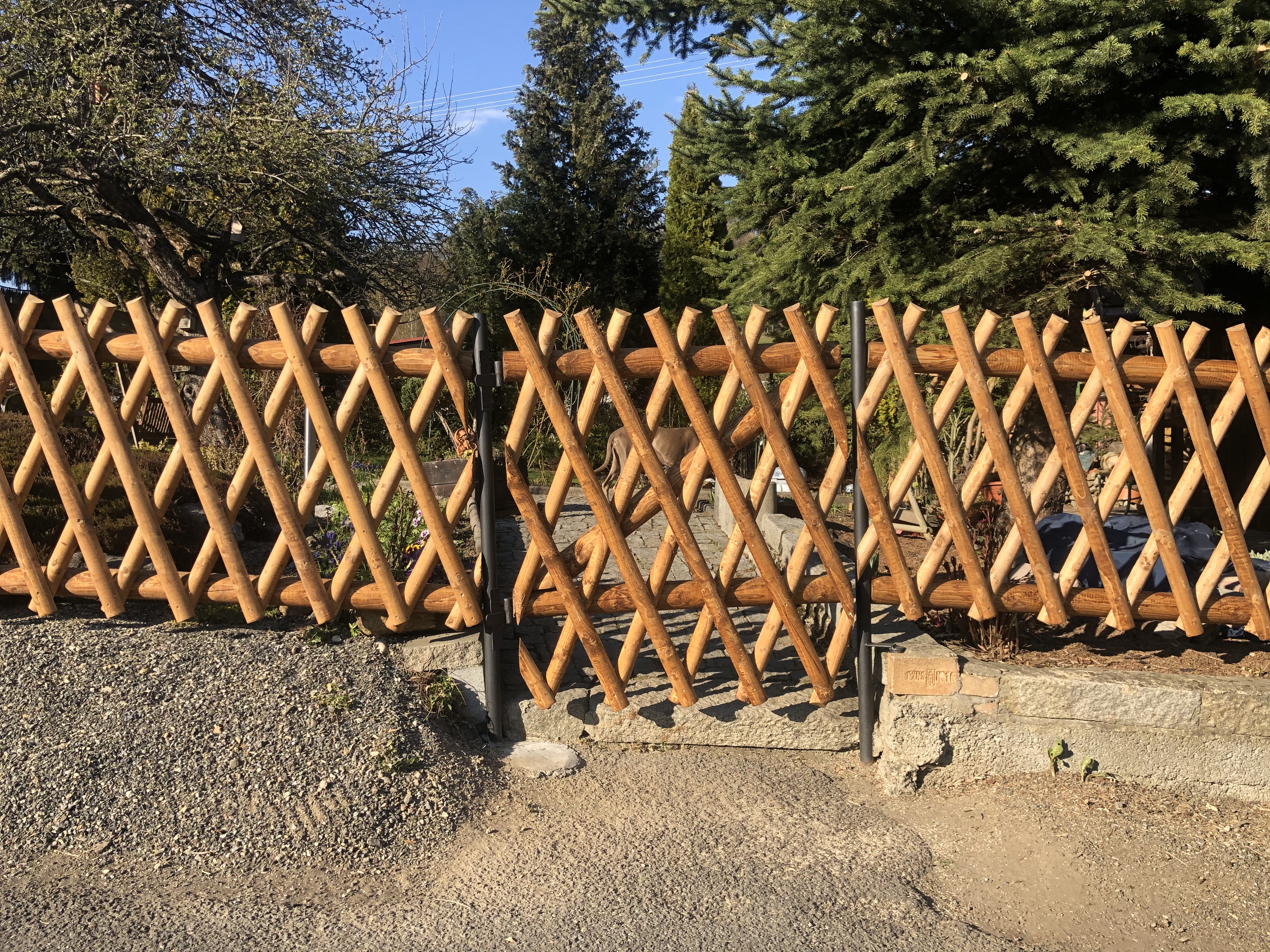 Obrázek 1 / Dřevěné ploty - strojně frézované   - realizace Jeseník 4-2020
