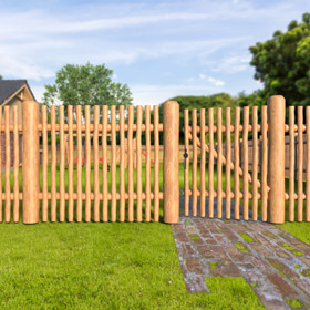 poptávka dřeveného plotu - krok