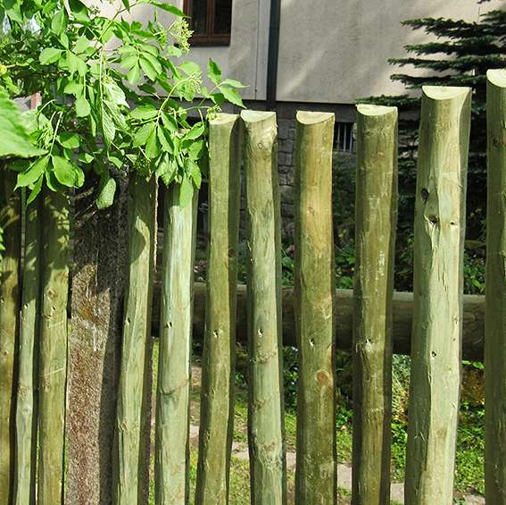 Dřevěné ploty Strojně loupané - plot