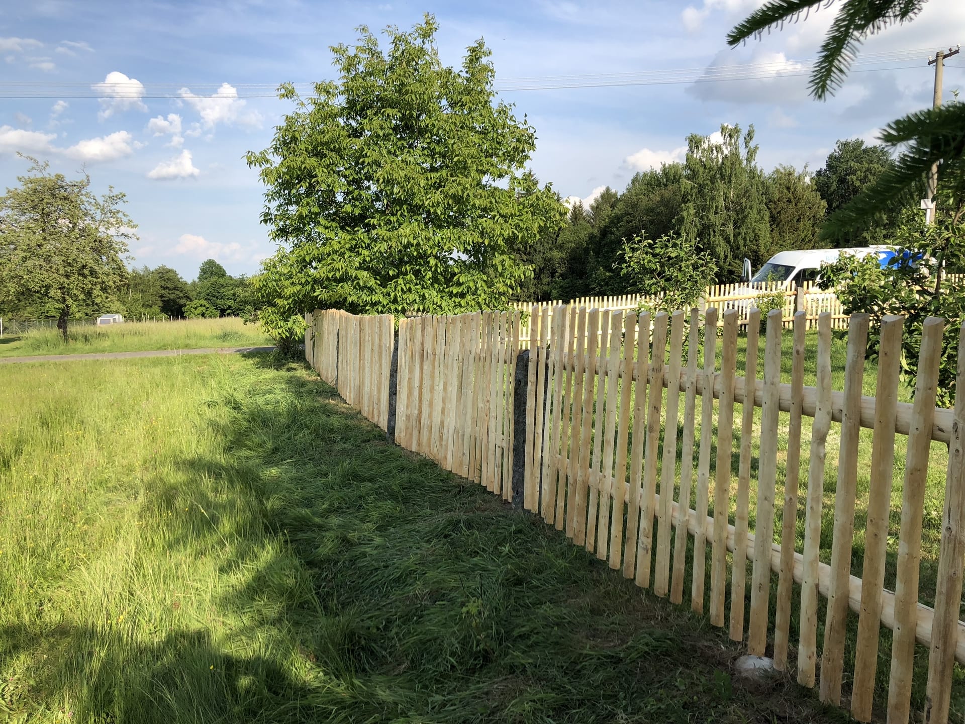 Dřevěný plot  - realizace S025-2018
