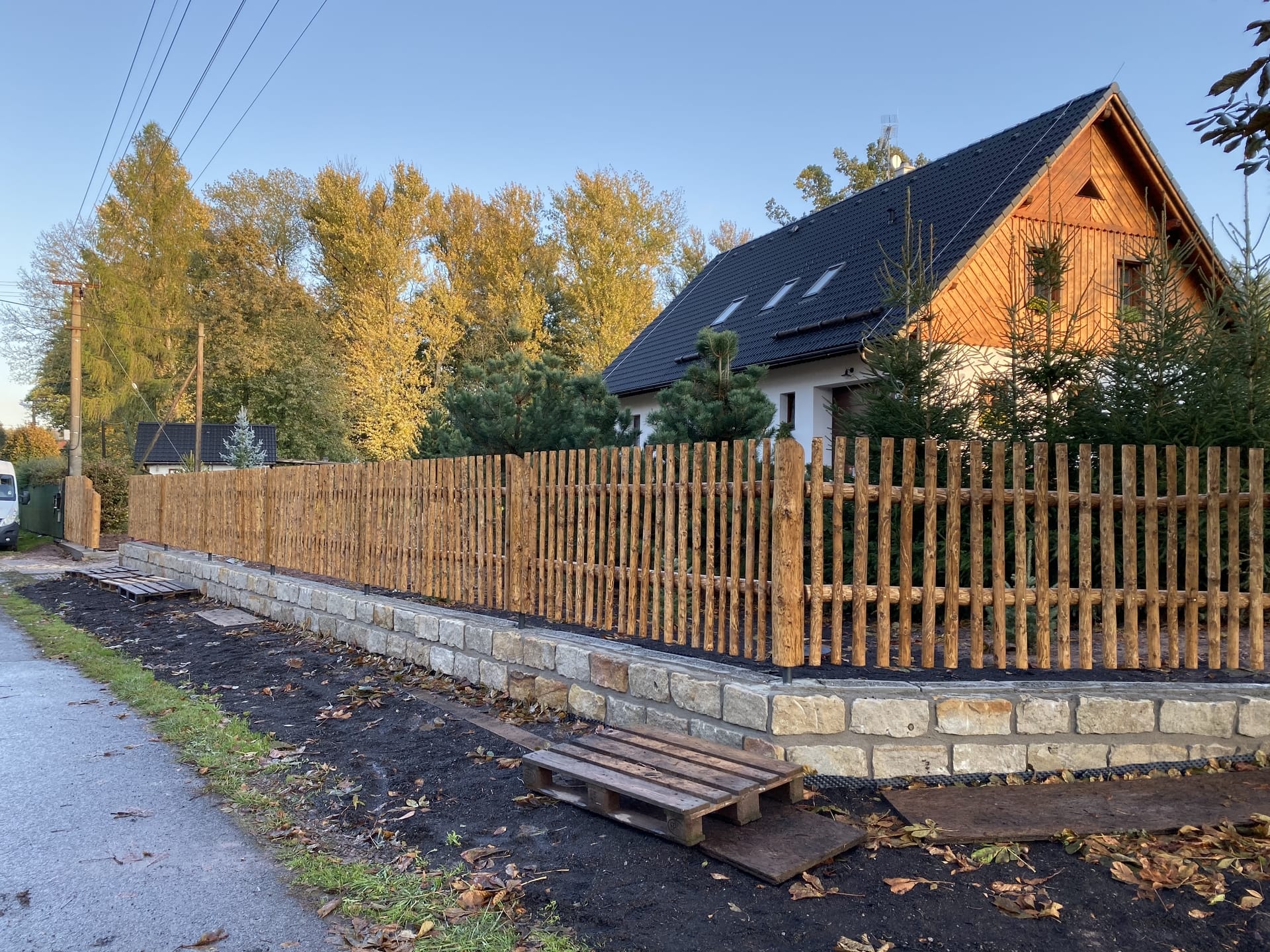 Dřevěný plot  - realizace S171-2019