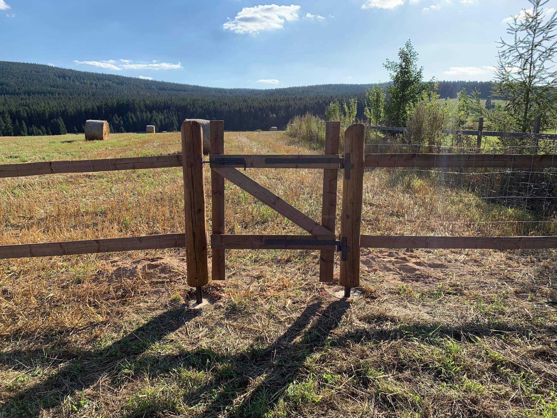 Dřevěný plot  - realizace OHS146-2019