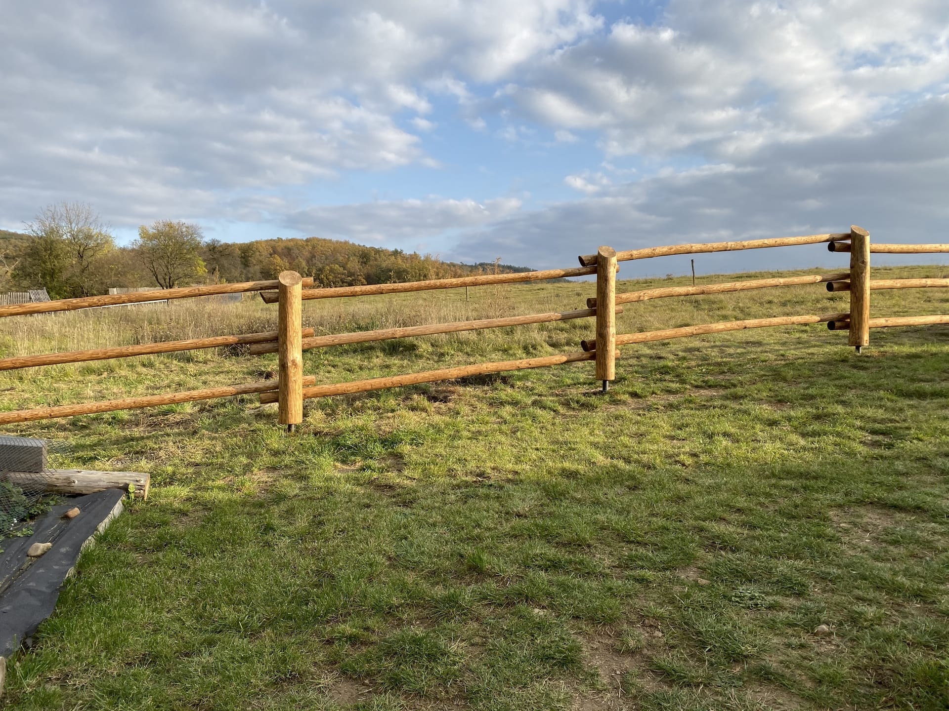 Dřevěný plot  - realizace OHR232-2019