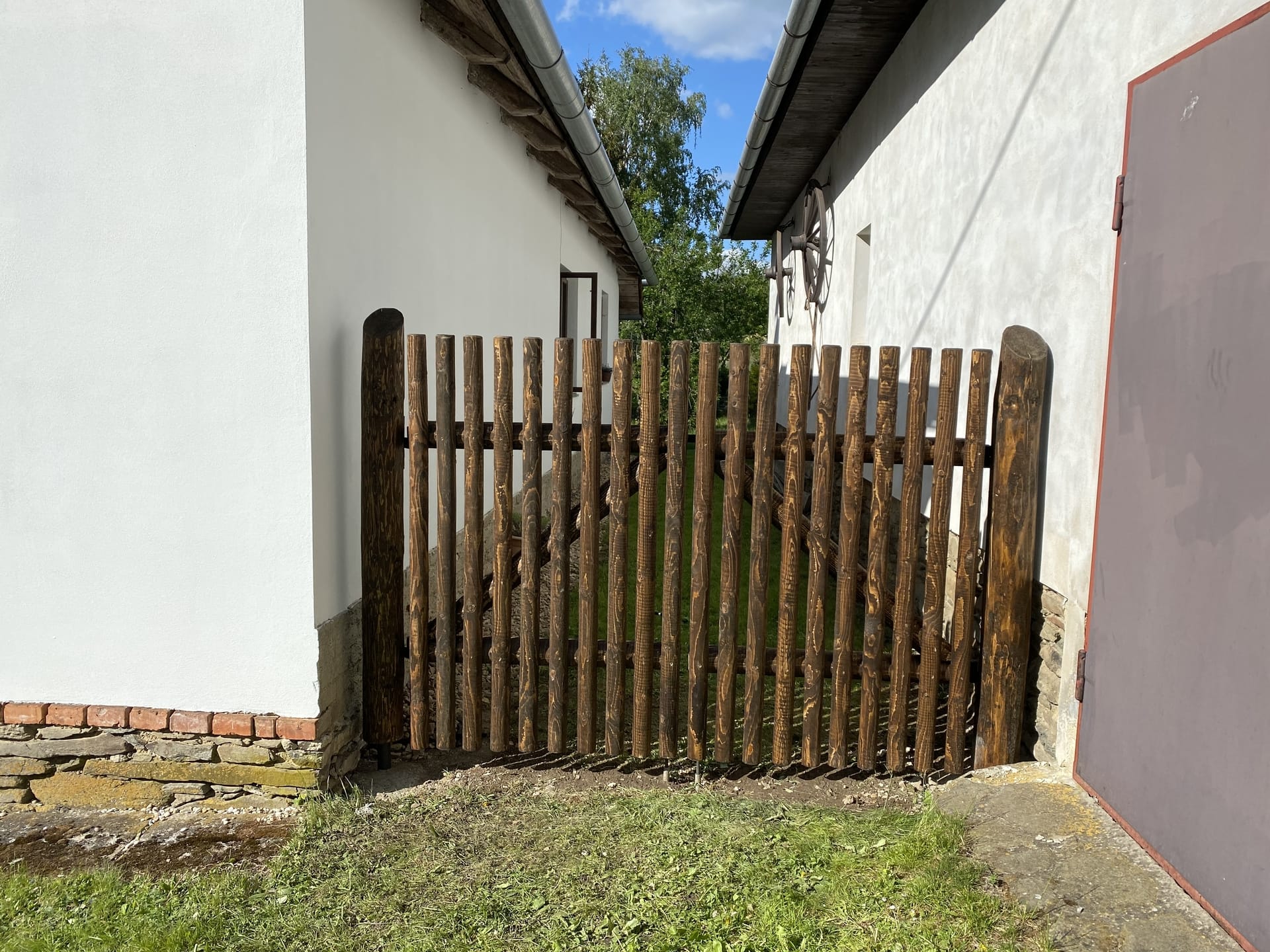 Dřevěný plot  - realizace F042-2020