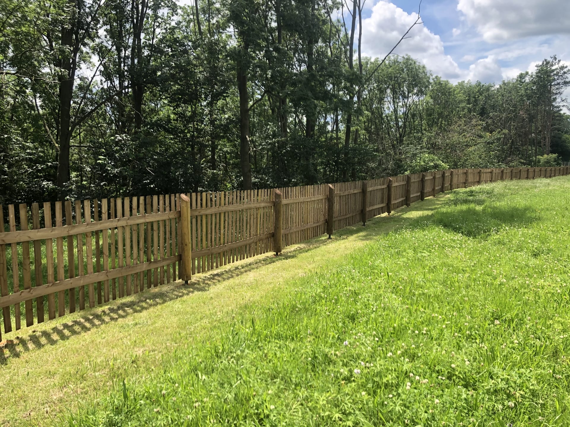 Dřevěný plot  - realizace S108-2020