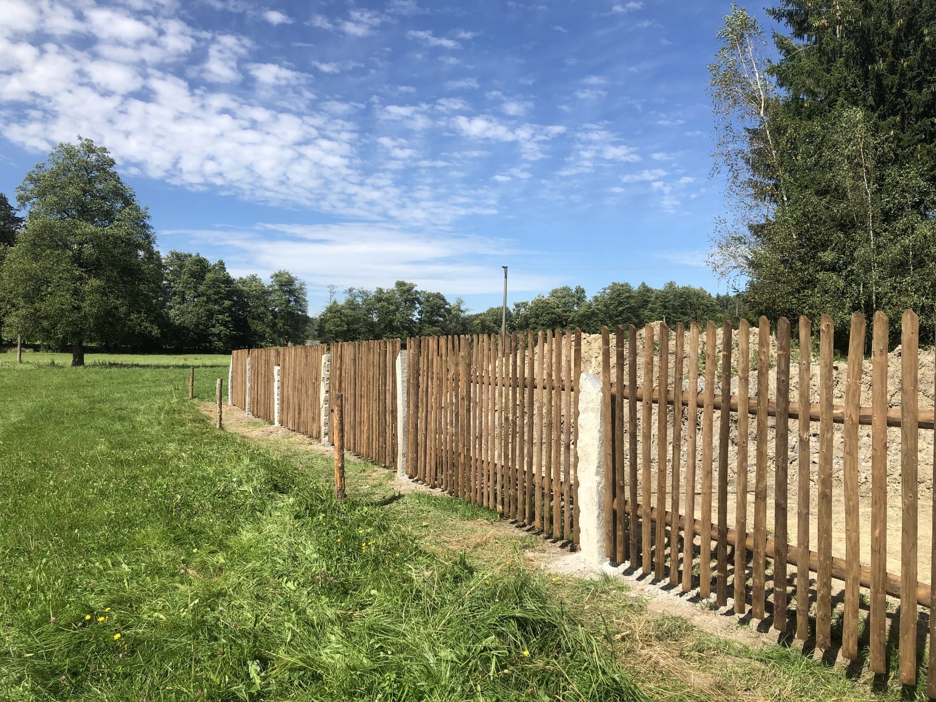 Dřevěný plot  - realizace S214-2020