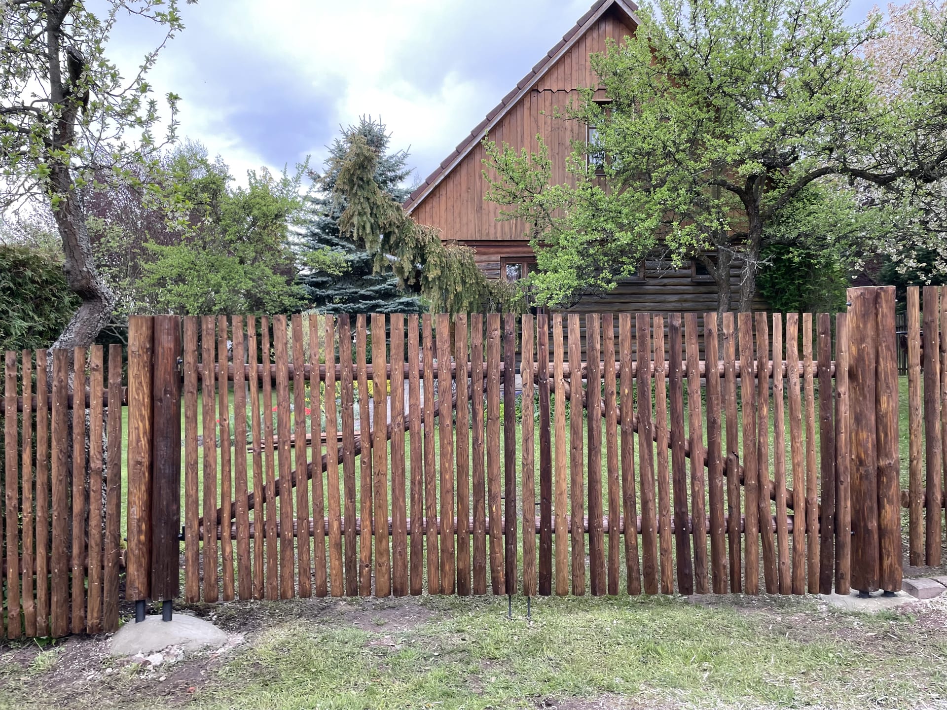 Dřevěný plot  - realizace S090-2021