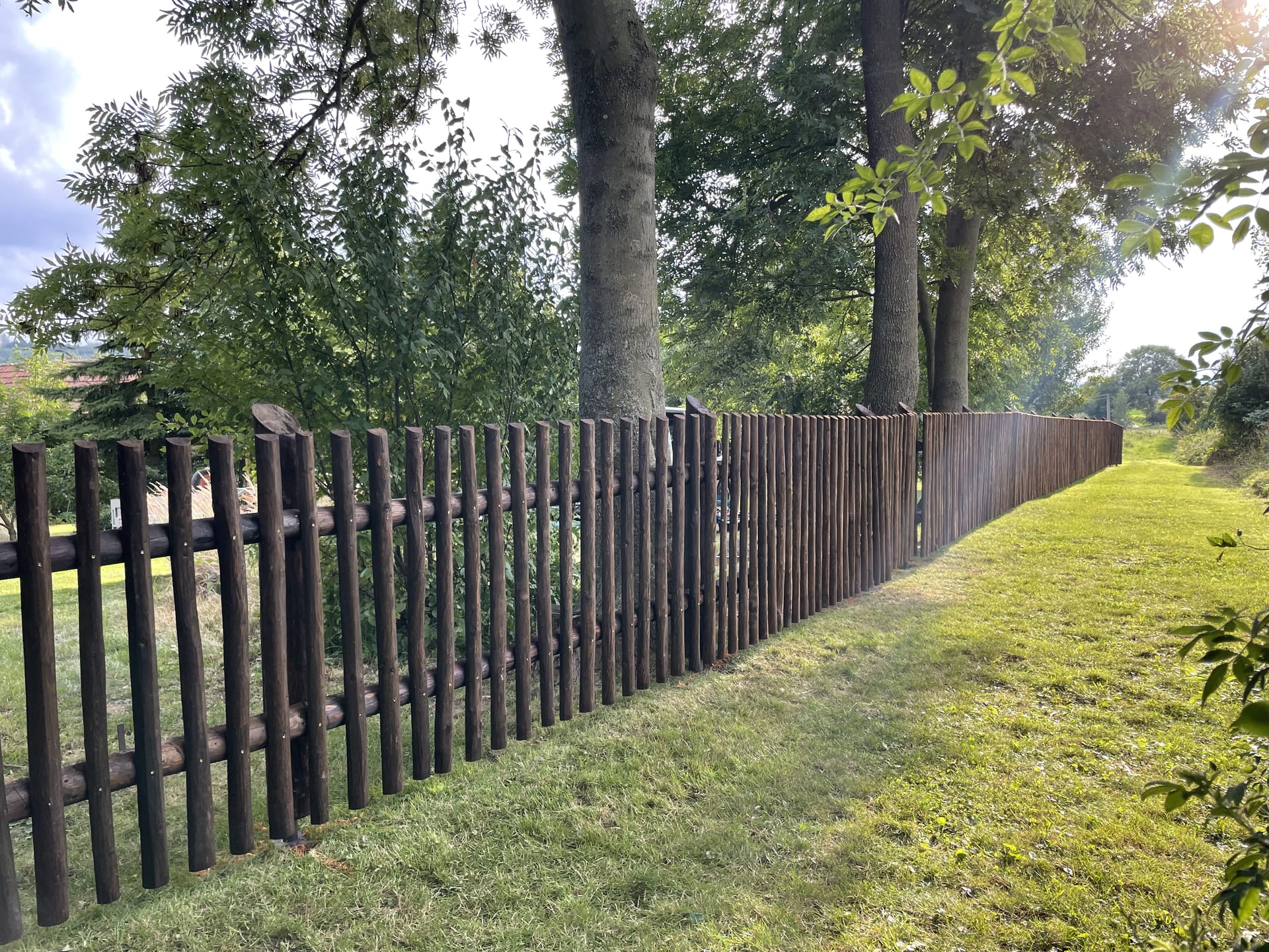 Dřevěný plot  - realizace S153-2021