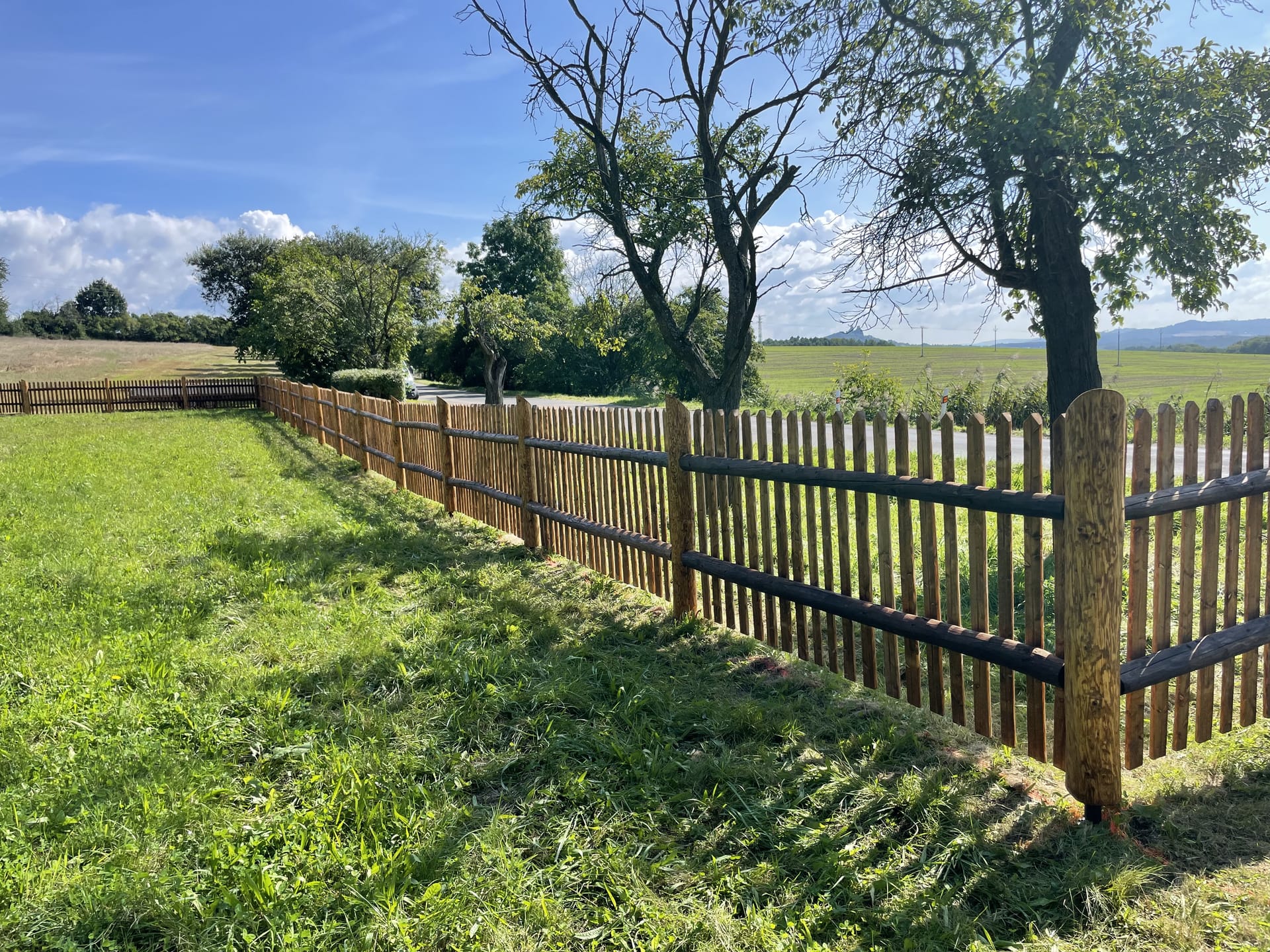 Dřevěný plot  - realizace S165-2021