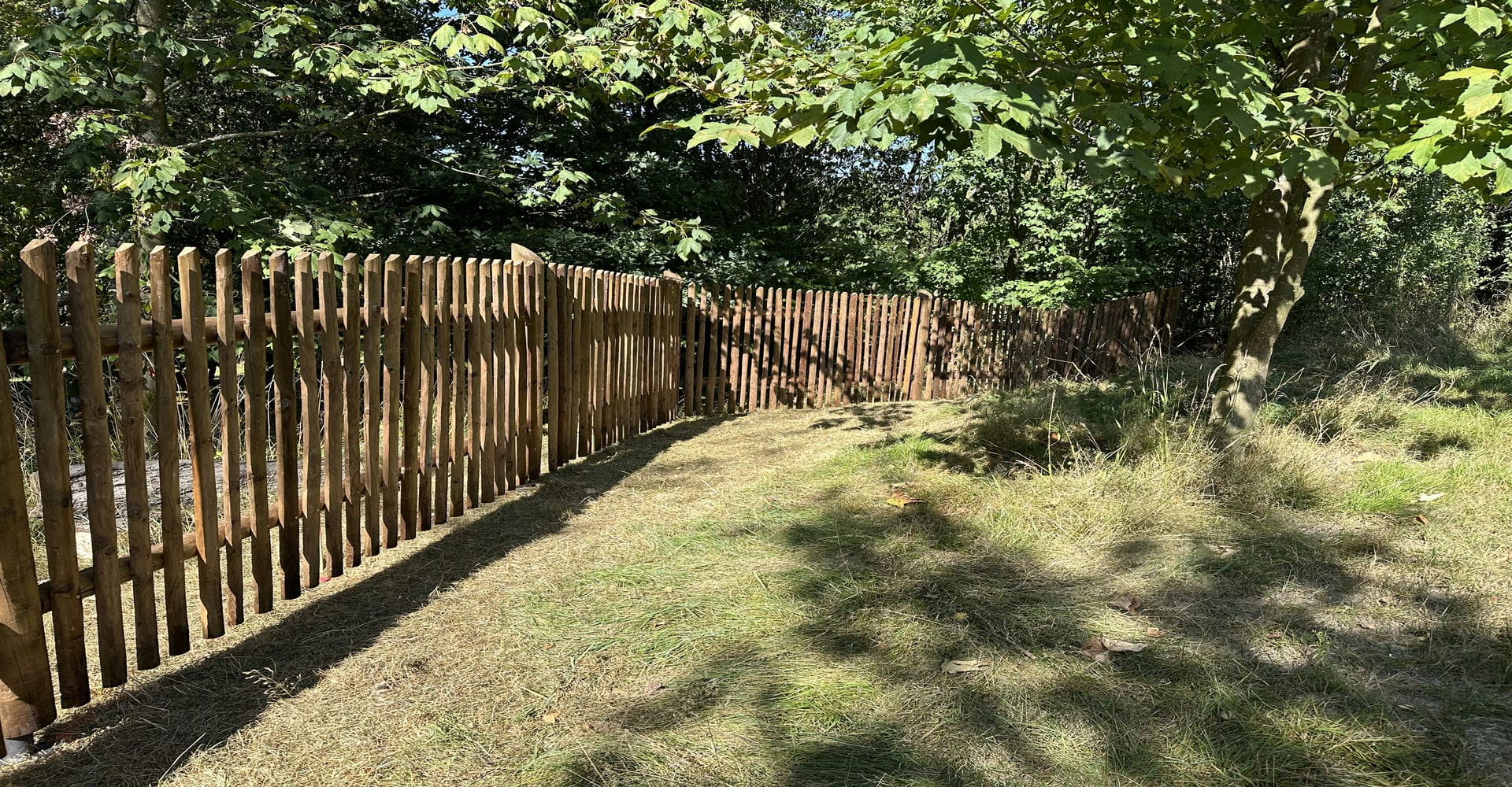 Dřevěný plot  - realizace S 295-2022