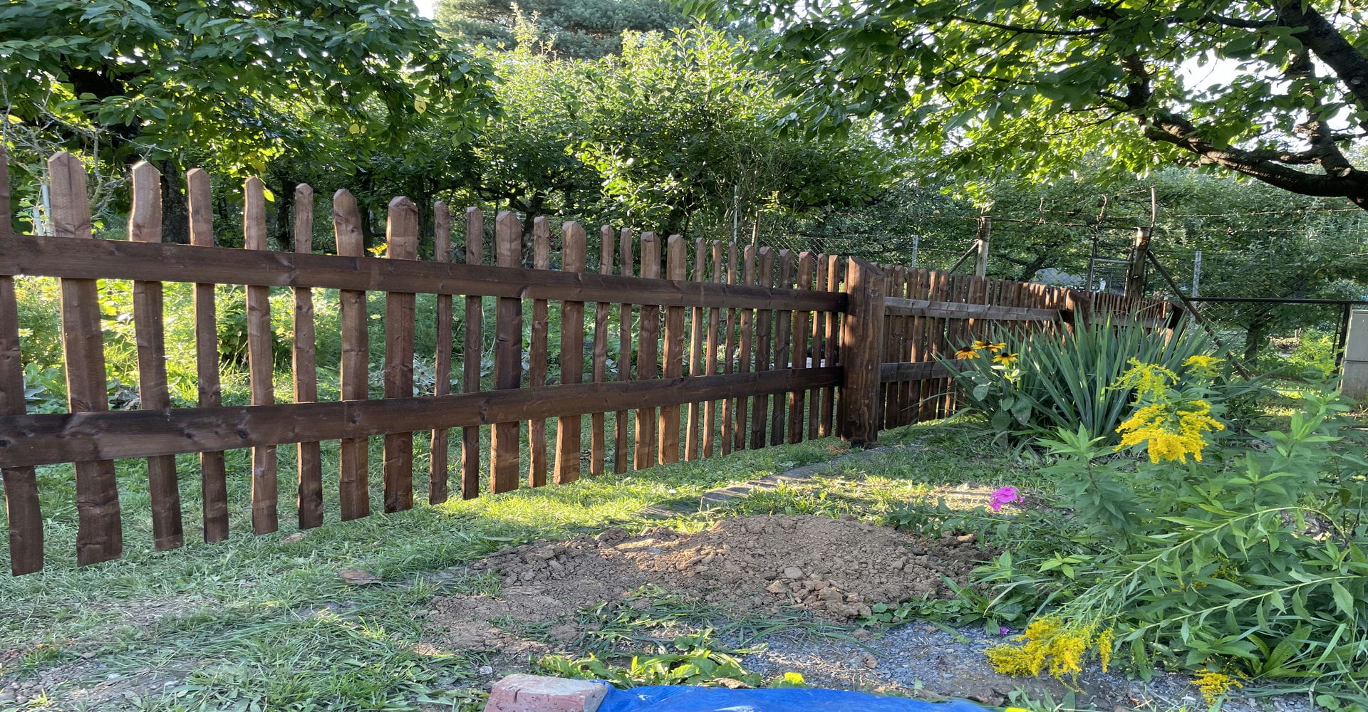 Dřevěný plot  - realizace S 165-2023